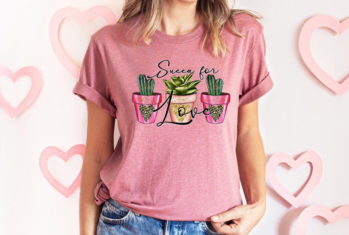 Succa for Love Valentines Day Shirt, Valentines Day Shirts For Woman