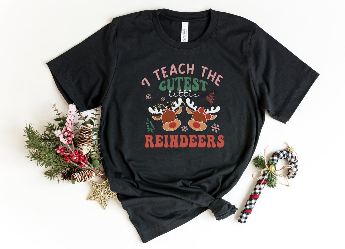 Teacher Gift, I Teach Cute Little Reindeers