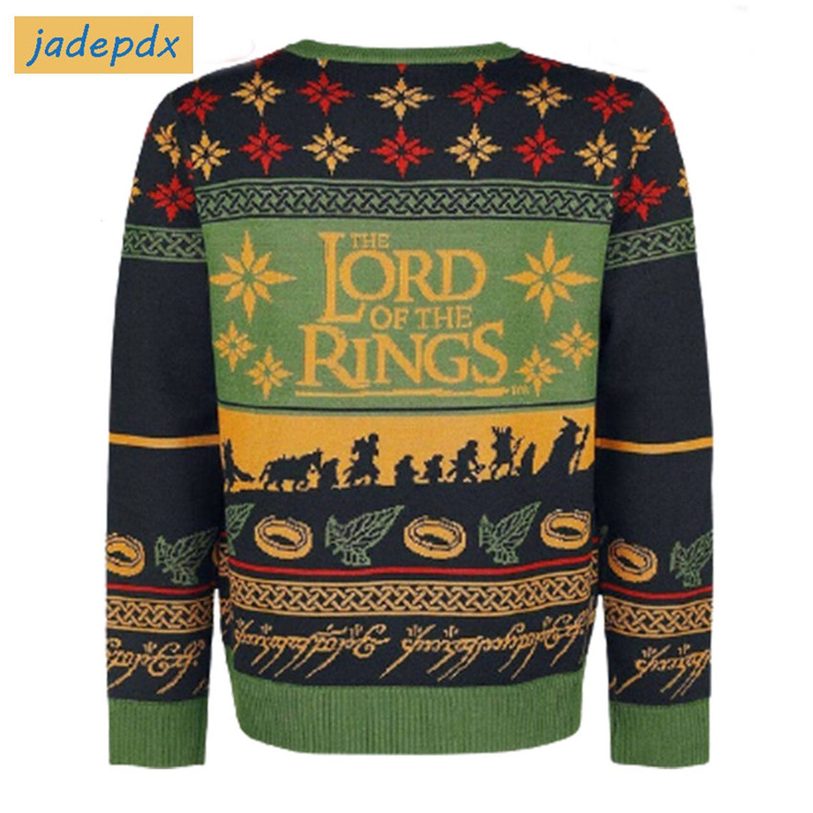 The Lord Of Rings Christmas Ugly Sweater, LotR Sweater, Christmas Gift For Fan