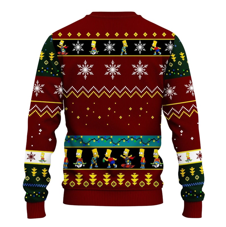The Simpsons Ugly Knitted Christmas Sweater