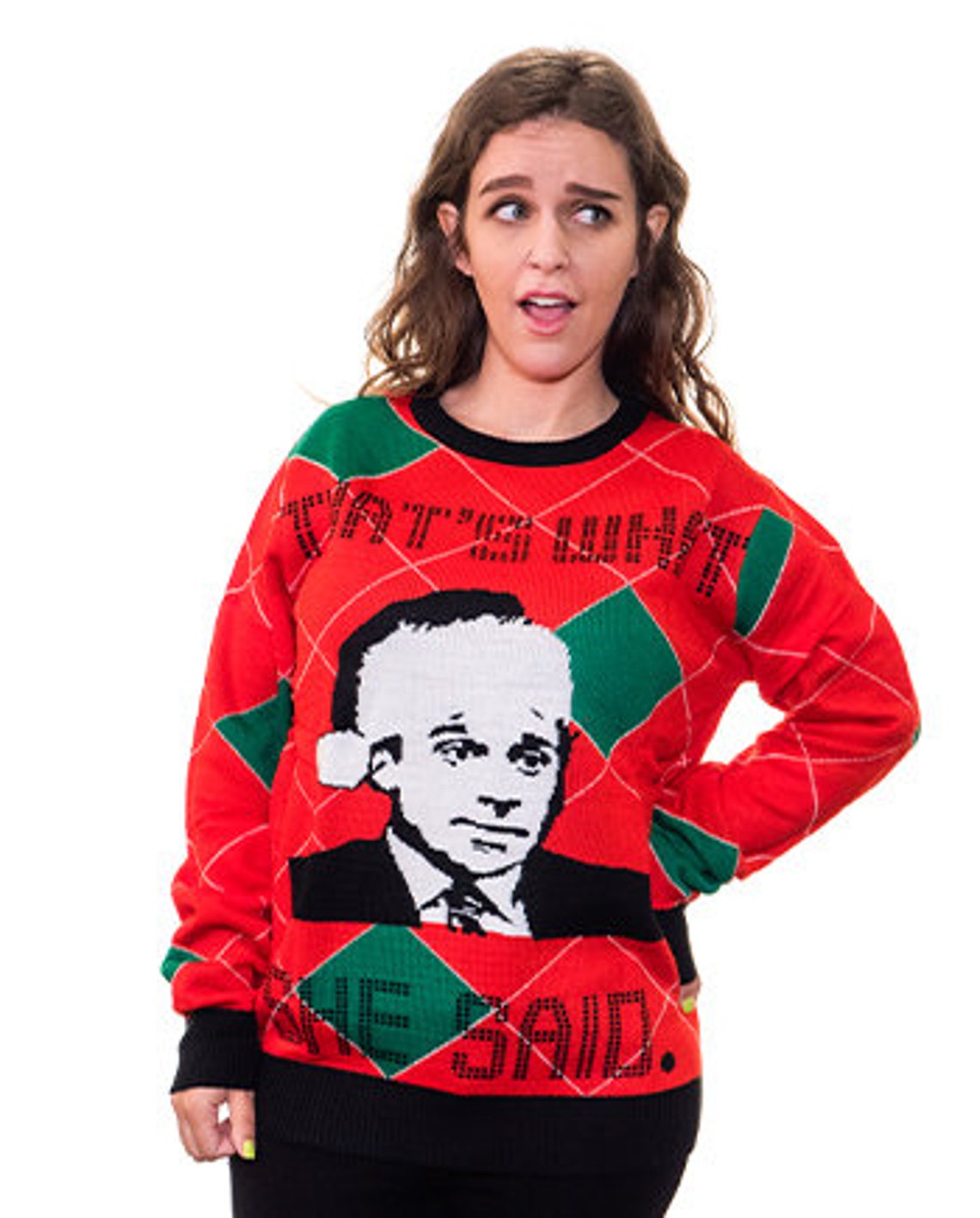 Ugly Christmas Sweater The Office Thats What She Said