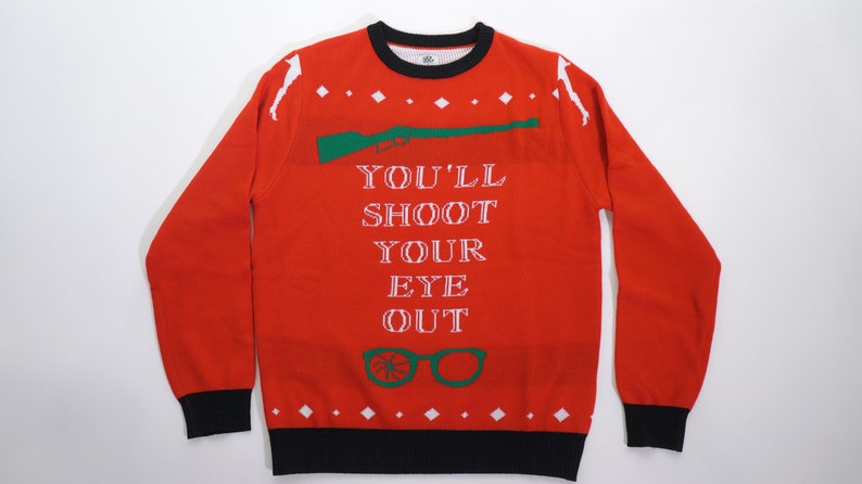 Ugly Sweater Christmas Story Shoot Your Eye Out Kid