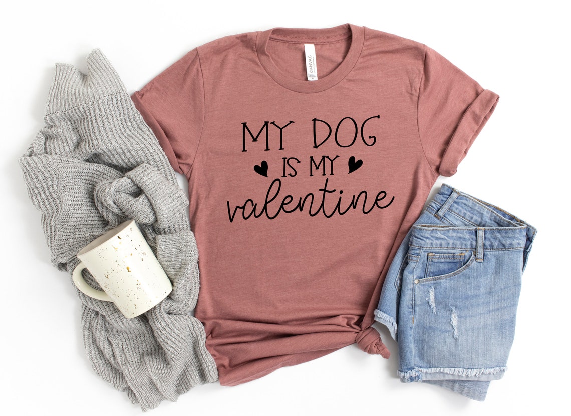 Valentines Day Shirt, Dog Valentine Shirt Love