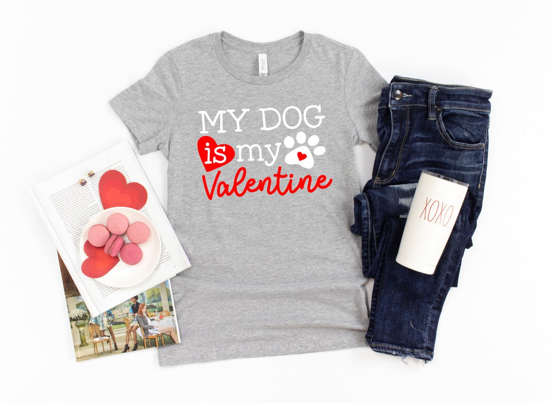 Valentines Day Shirt, Dog Valentine Shirt, Valentines Day Shirts For Mom