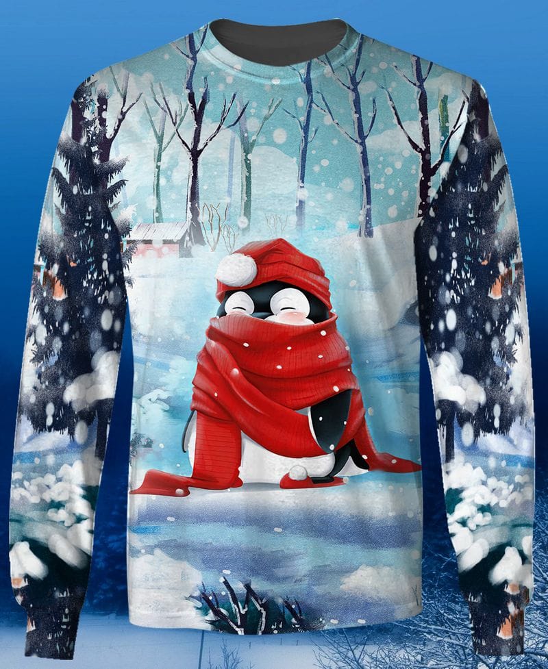 Winter Penguins Gift For Christmas Holiday