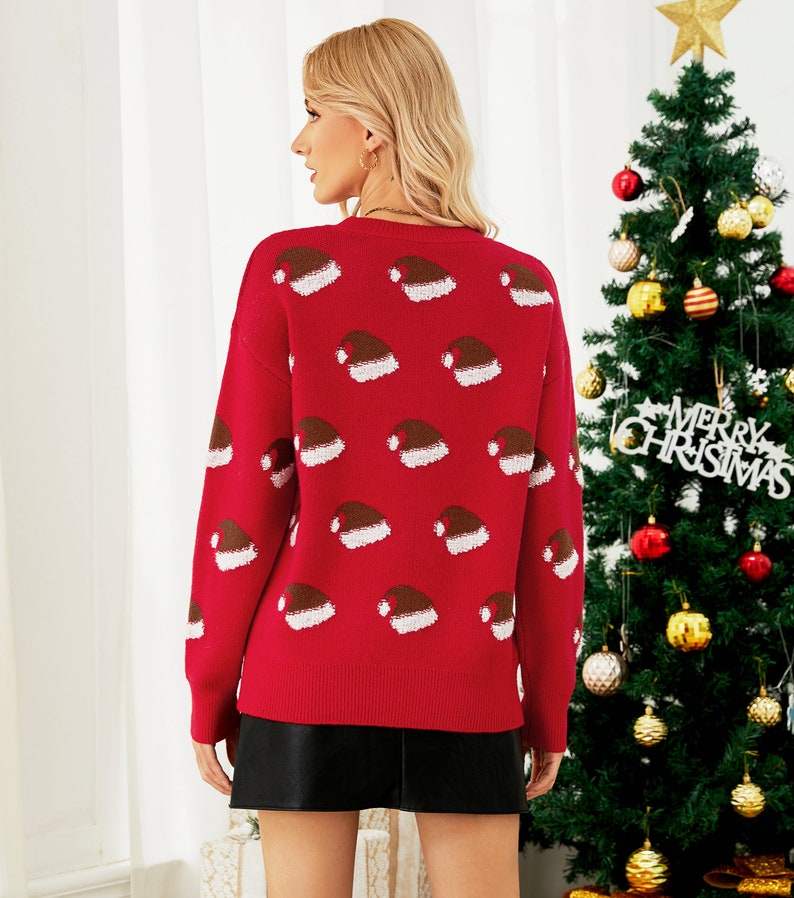 Women Pullover Sweater, Cute Pattern Cozy Jumper