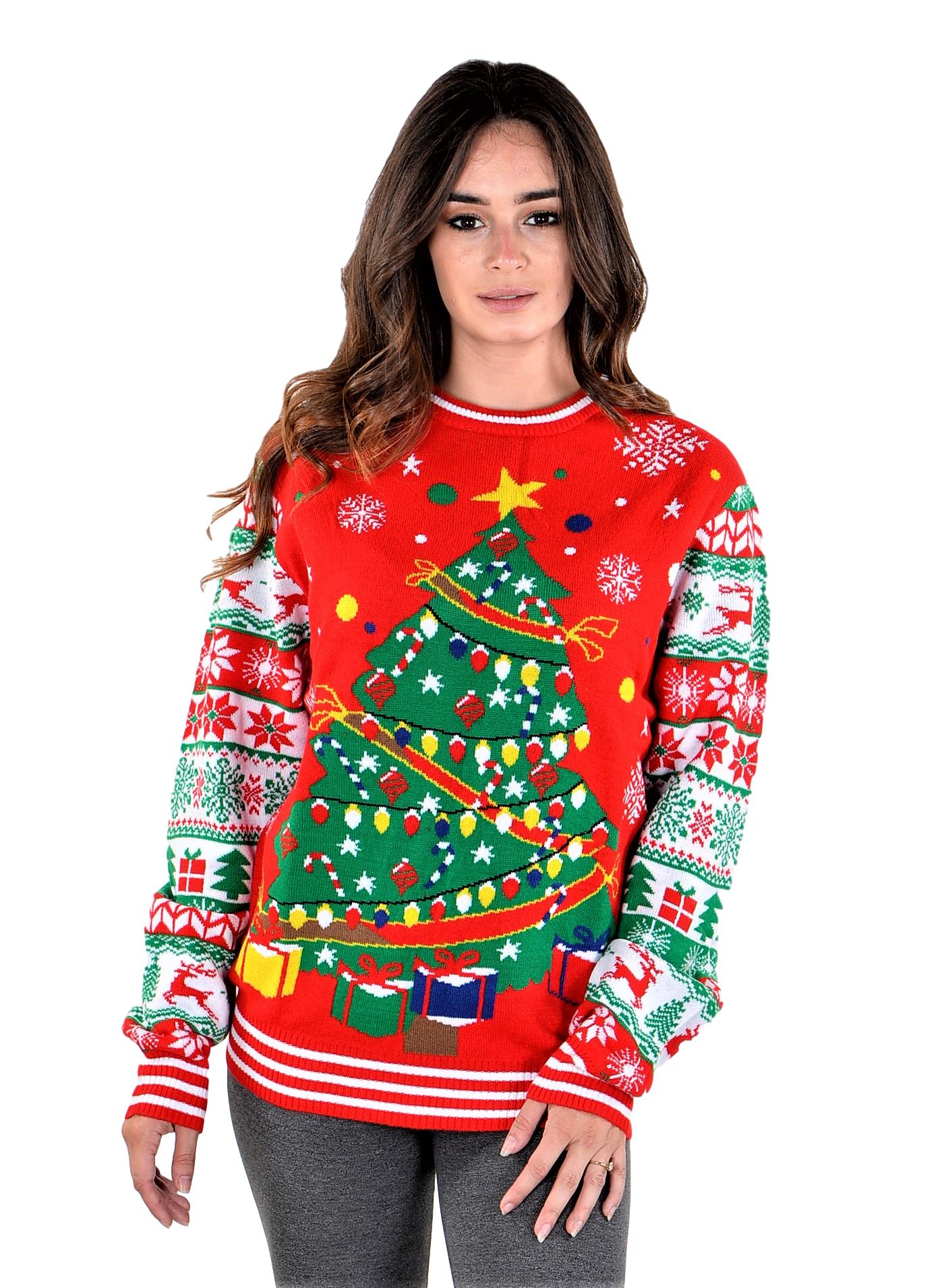 Women's Ugly Christmas Sweater Christmas Tree Pullover
