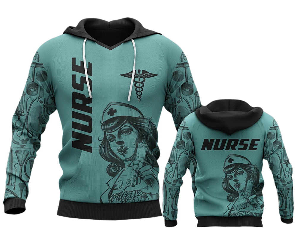 Beautiful Nurse Adreline Syringe 3D Hoodie, T-Shirt, Zip Hoodie, Sweatshirt For Men and Women