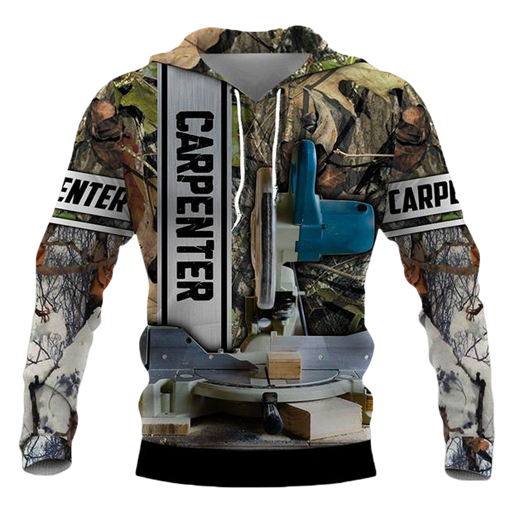 Amazing Carpenter Realistic Art 3D Hoodie, T-Shirt, Zip Hoodie, Sweatshirt For Men and Women