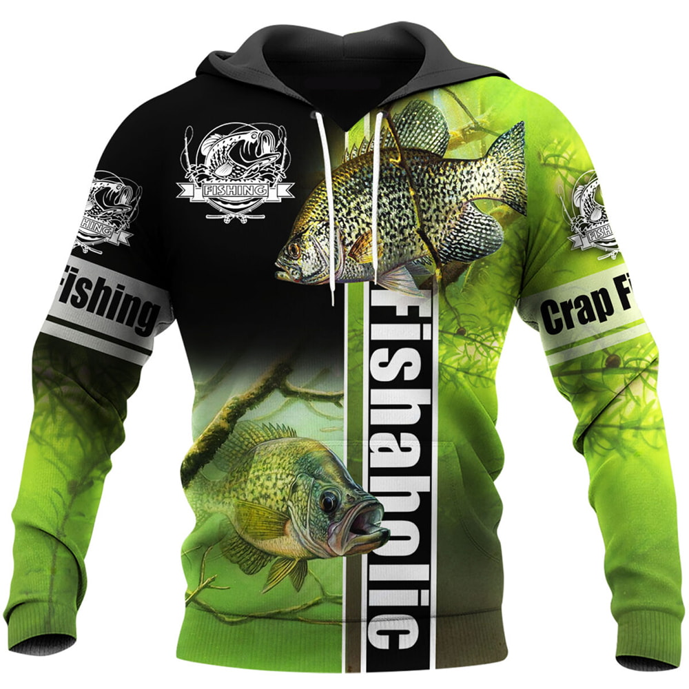 Crappie Fishing 3D Hoodie, T-Shirt, Zip Hoodie, Sweatshirt For Men and Women