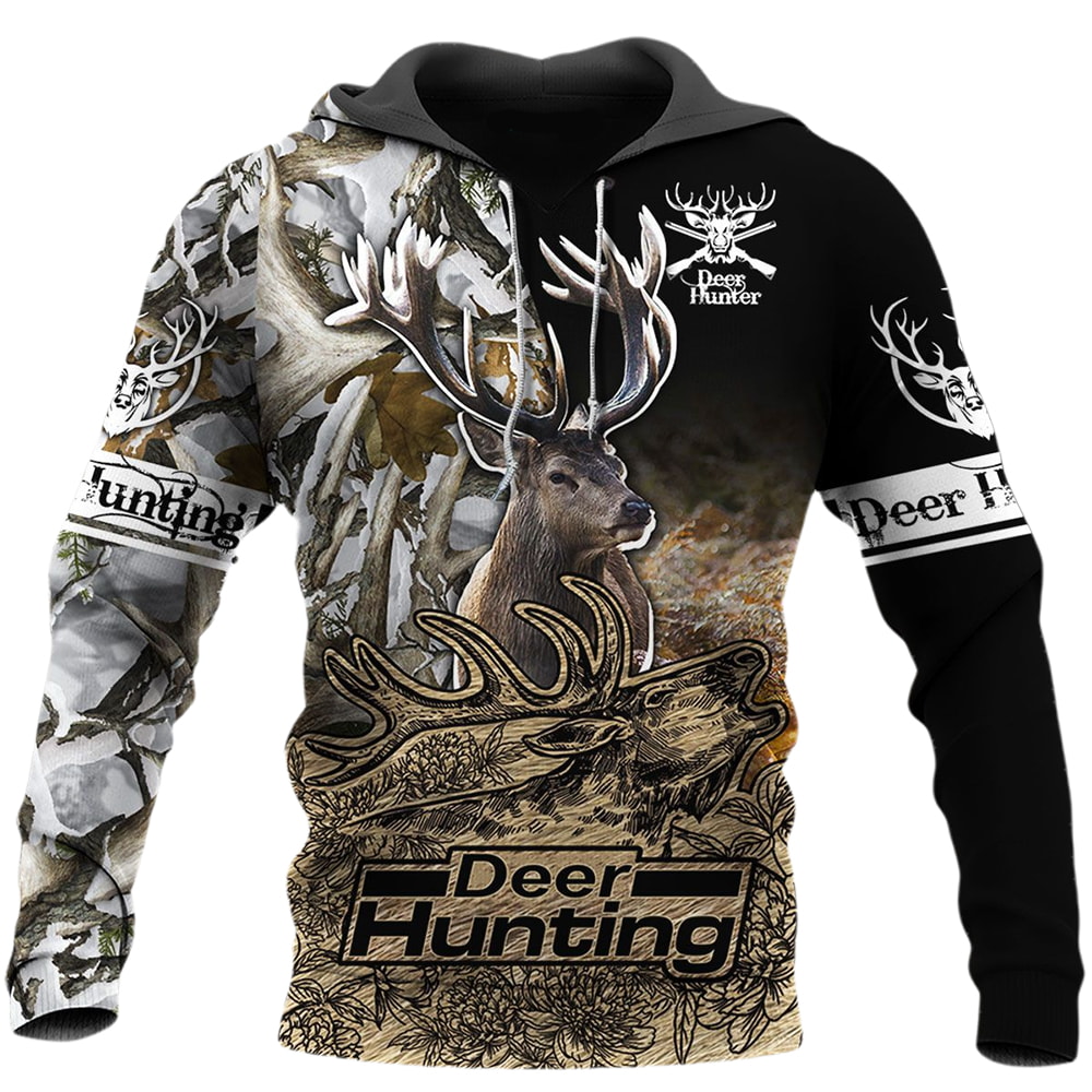 Deer Hunting At Night 3D T-Shirt, Hoodie, Zip Hoodie, Sweatshirt For Mens And Womans