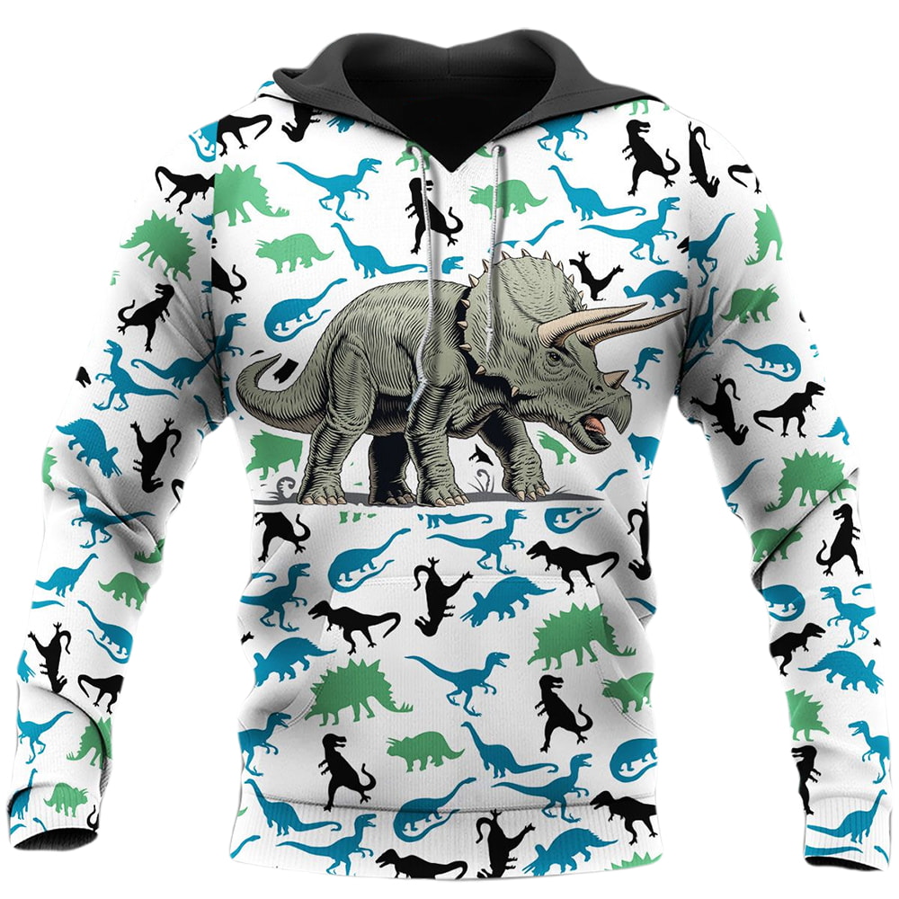Dinosaur Ready To Fight 3D T-Shirt, Hoodie, Zip Hoodie, Sweatshirt For Mens And Womans