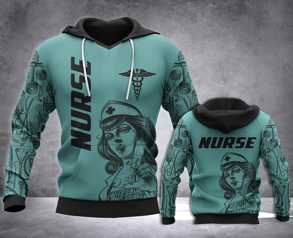 Beautiful Nurse Adreline Syringe 3D Hoodie, T-Shirt, Zip Hoodie, Sweatshirt For Men and Women