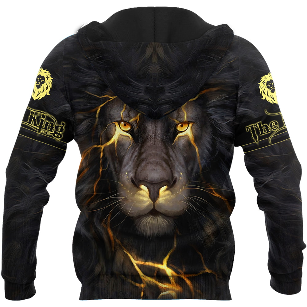 December Lion King Thunder 3D Hoodie, T-Shirt, Zip Hoodie, Sweatshirt For Men and Women