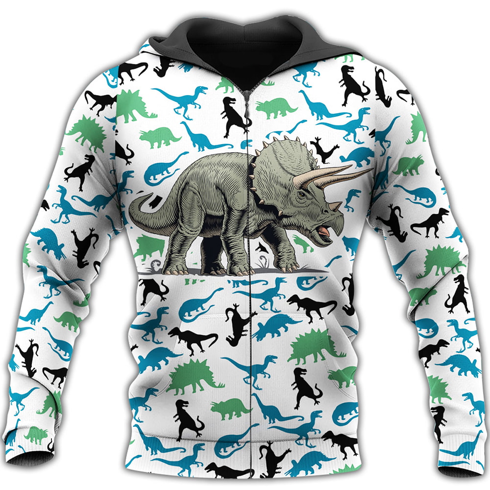 Dinosaur Ready To Fight 3D T-Shirt, Hoodie, Zip Hoodie, Sweatshirt For Mens And Womans