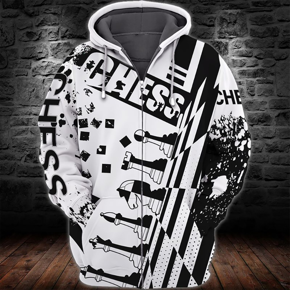 Chess 3D Hoodie, T-Shirt, Zip Hoodie, Sweatshirt For Men And Women
