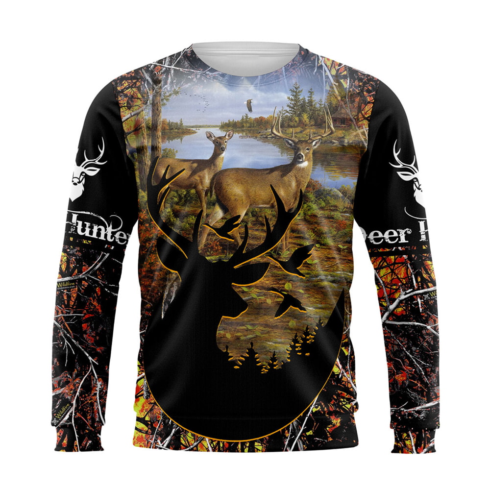 Amazing Moose Hunting Lover 3D Hoodie, T-Shirt, Zip Hoodie, Sweatshirt For Men and Women