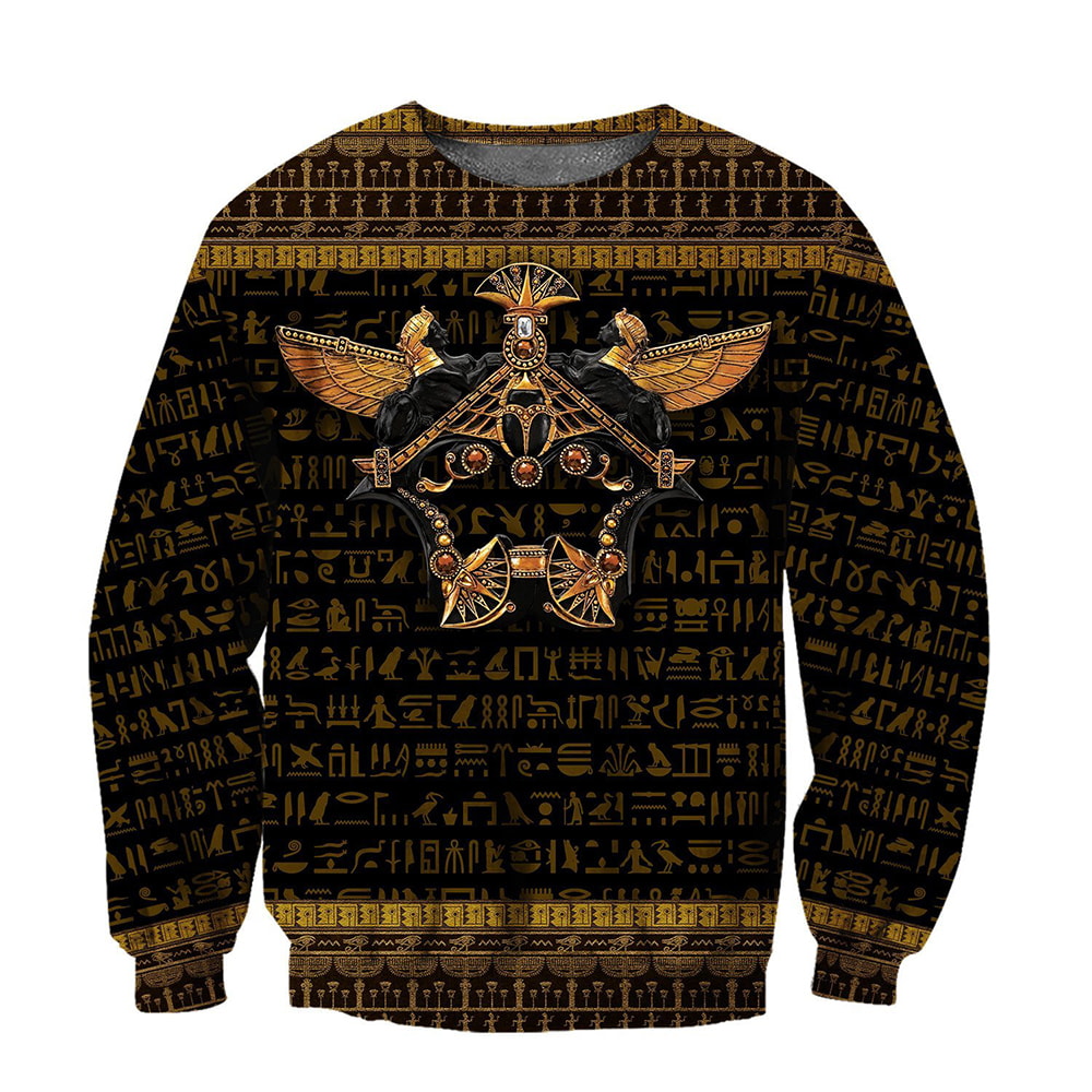 Amazing Ancient Egypt Scarab Beetle Golden 3D Hoodie, T-Shirt, Zip Hoodie, Sweatshirt For Men and Women