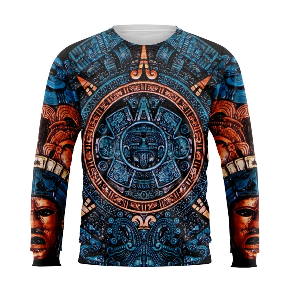 Amazing Aztec Calendar 3D Hoodie, T-Shirt, Zip Hoodie, Sweatshirt For Men and Women