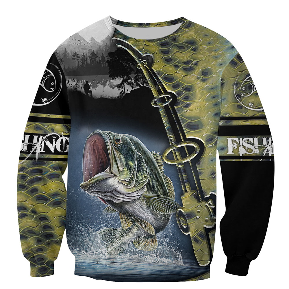 Bass Fishing Passion 3D T-Shirt, Hoodie, Zip Hoodie, Sweatshirt For Mens And Womans