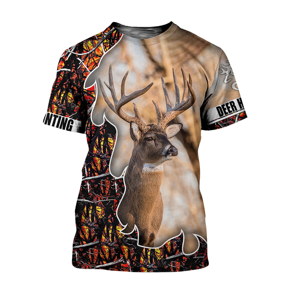 Deer Hunting Passion 3D T-Shirt, Hoodie, Zip Hoodie, Sweatshirt For Mens And Womans