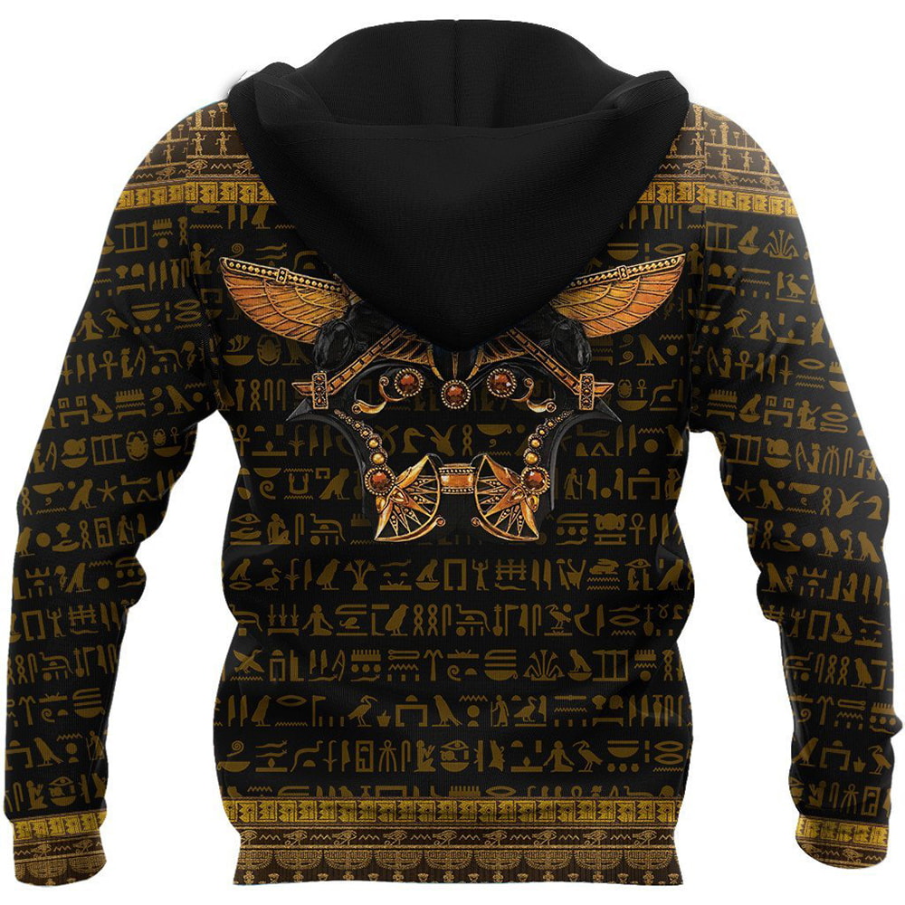 Amazing Ancient Egypt Scarab Beetle Golden 3D Hoodie, T-Shirt, Zip Hoodie, Sweatshirt For Men and Women