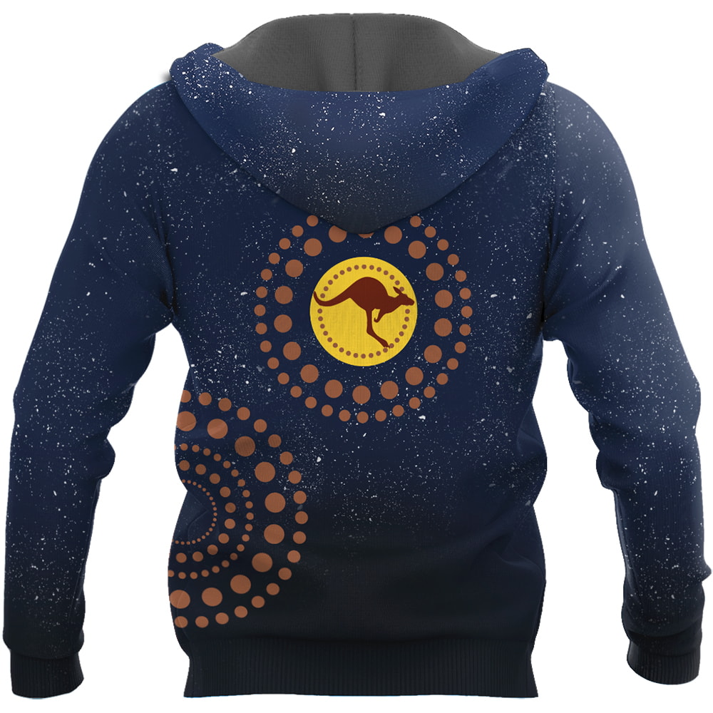 Australia Aboriginal Symbol Kangaroo 3D Hoodie, T-Shirt, Zip Hoodie, Sweatshirt For Men and Women