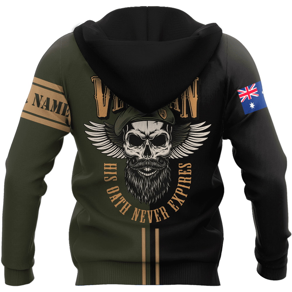 Australian Army Skull Anzac Day Veteran 3D Hoodie, T-Shirt, Zip Hoodie, Sweatshirt For Men and Women