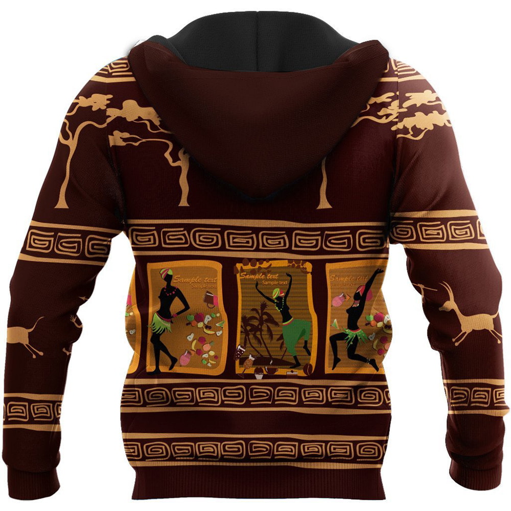 African Culture Pattern 3D Hoodie, T-Shirt, Zip Hoodie, Sweatshirt For Men And Women