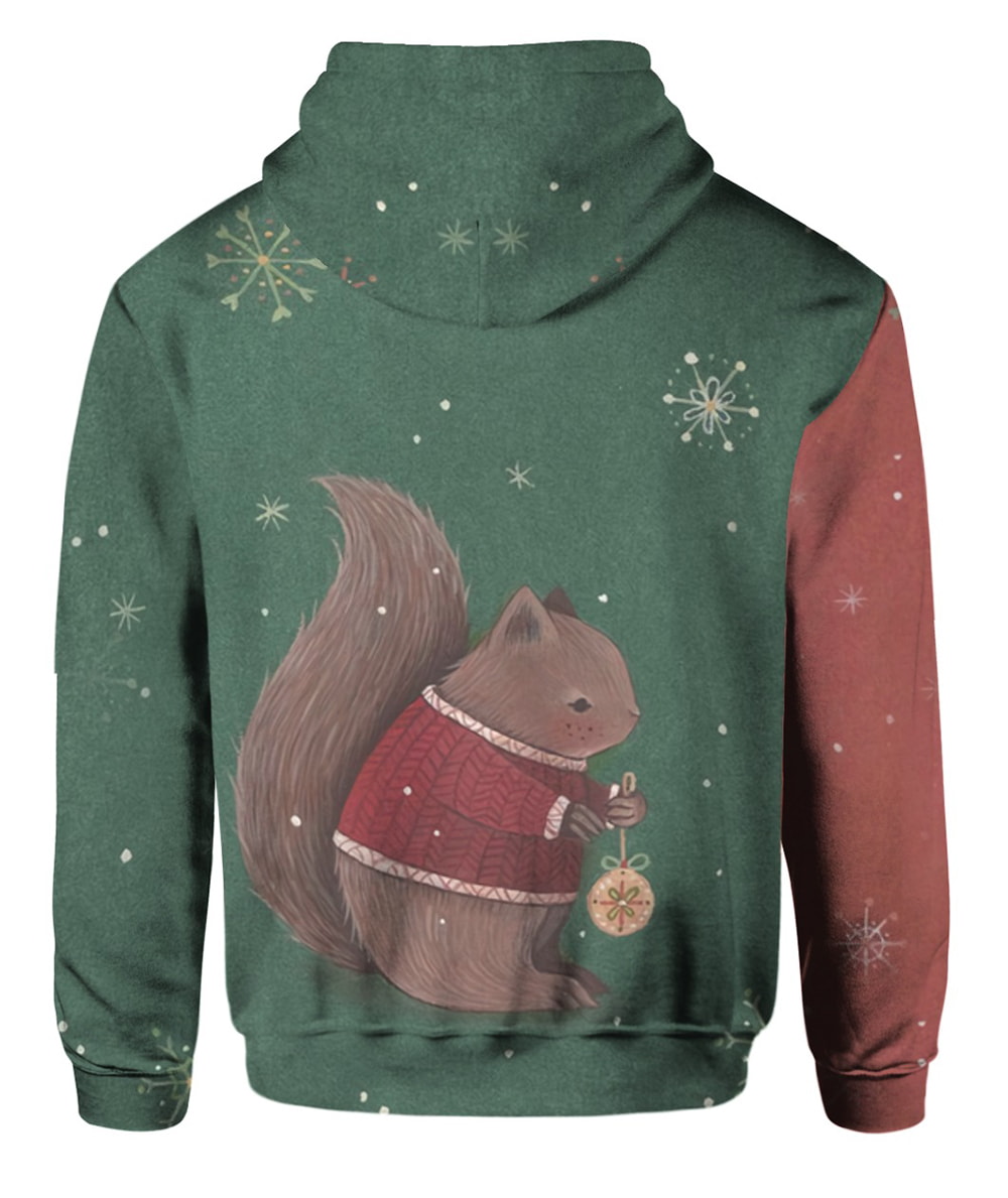 Christmas Rabit Warming 3D T-Shirt, Hoodie, Zip Hoodie, Sweatshirt For Mens And Womans