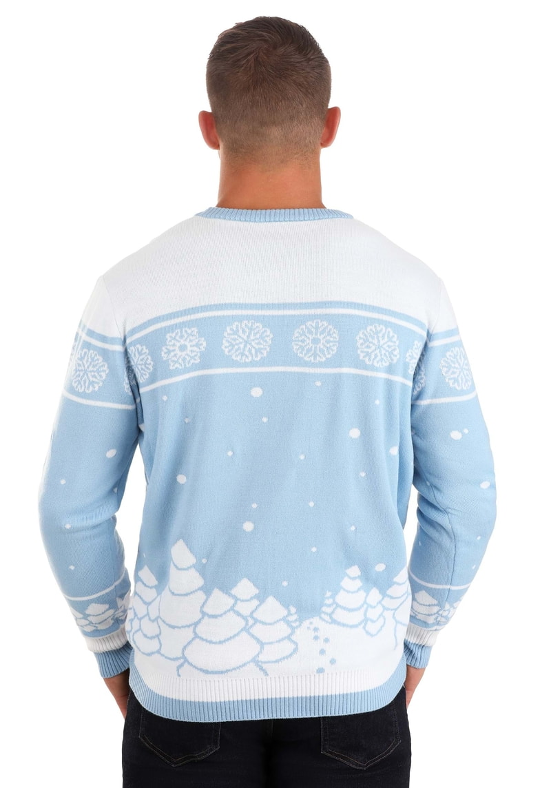 Friendly Snowman Adult Ugly Christmas Sweater