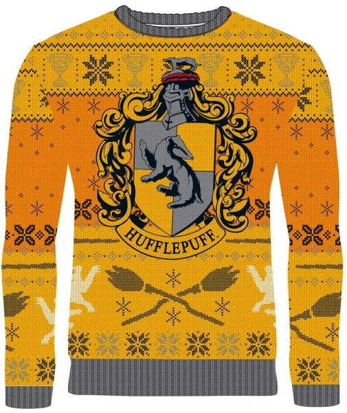 Ho Ho Hufflepuff Ugly Christmas Sweater