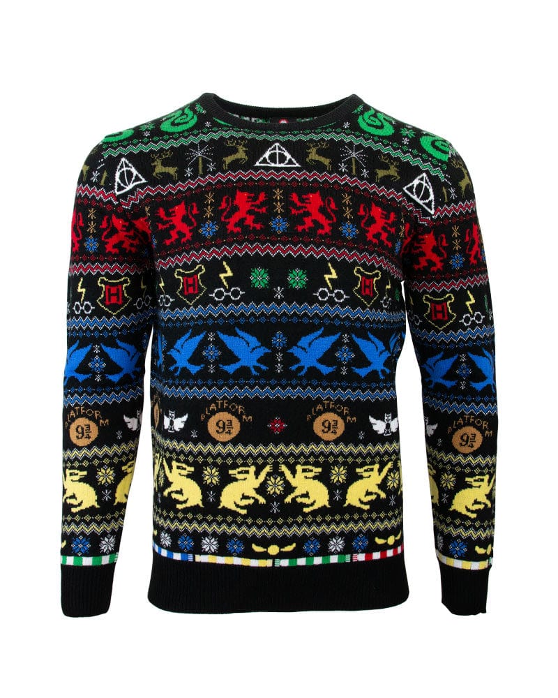 Harry Potter Houses Christmas Jumper Ugly Sweater
