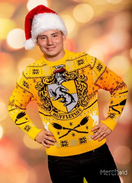 Ho Ho Hufflepuff Ugly Christmas Sweater