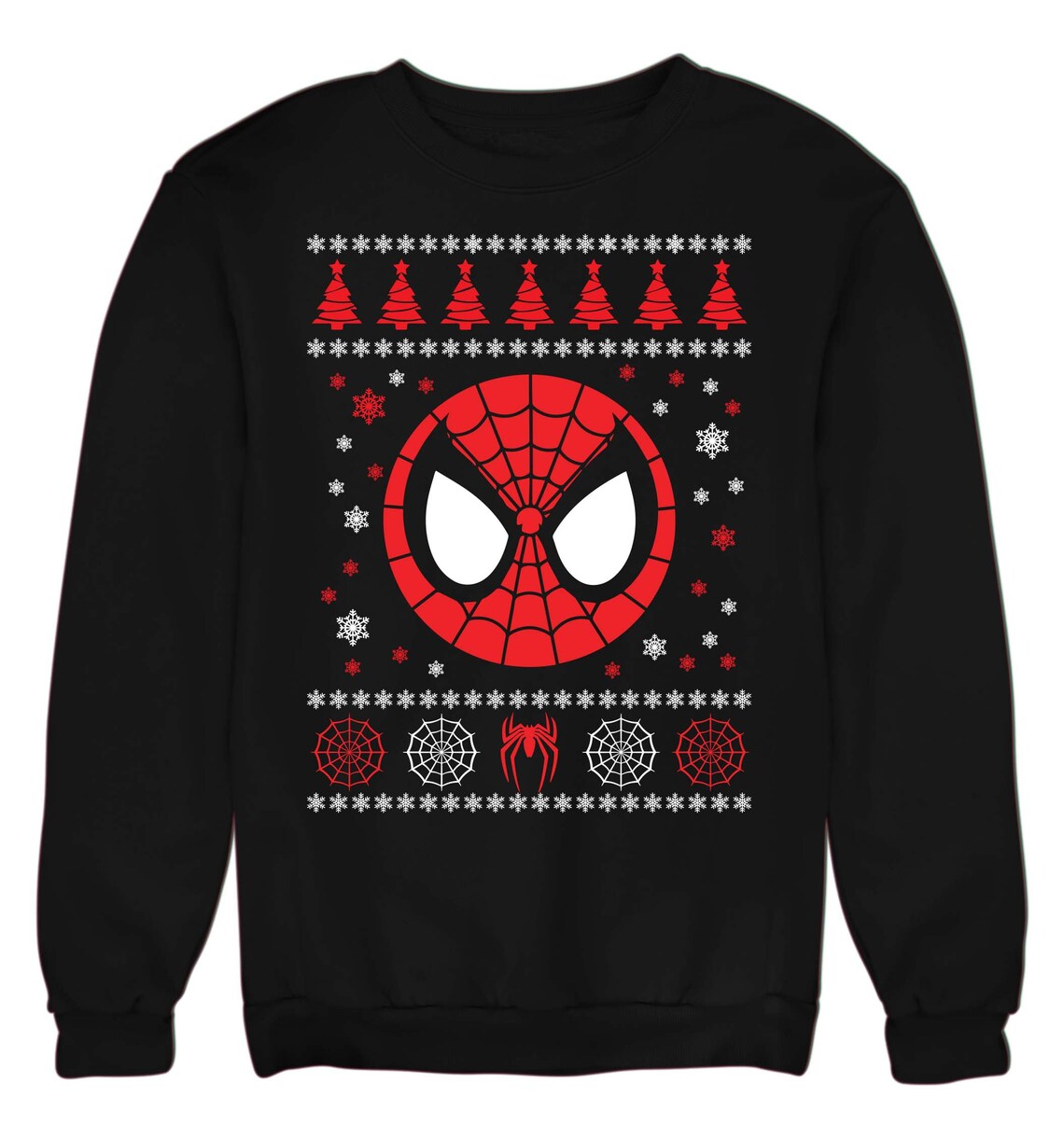 Super Spider Christmas Jumper Superhero Xmas