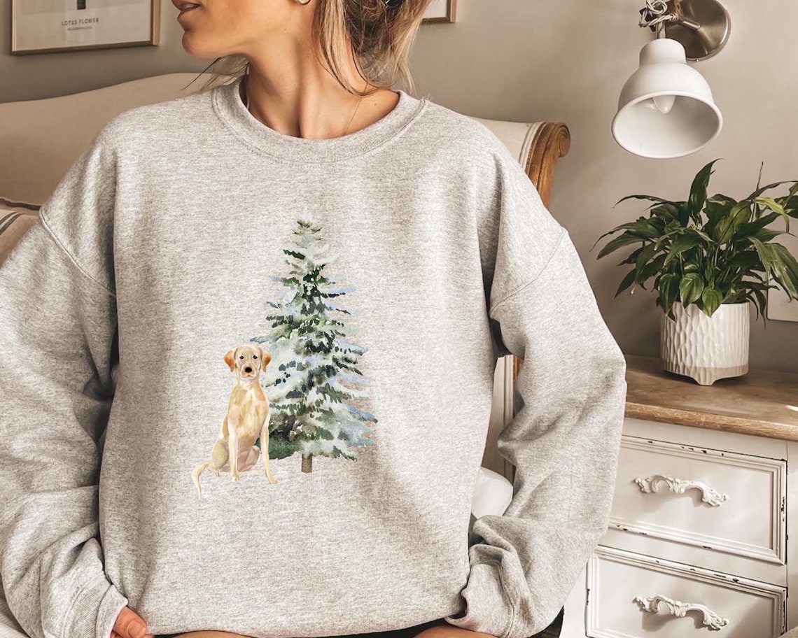 Dog Christmas Tree Sweater Christmas Shirt