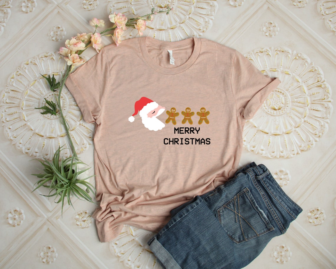 Santa Shirt, Merry Christmas Shirt, Cookie Shirt
