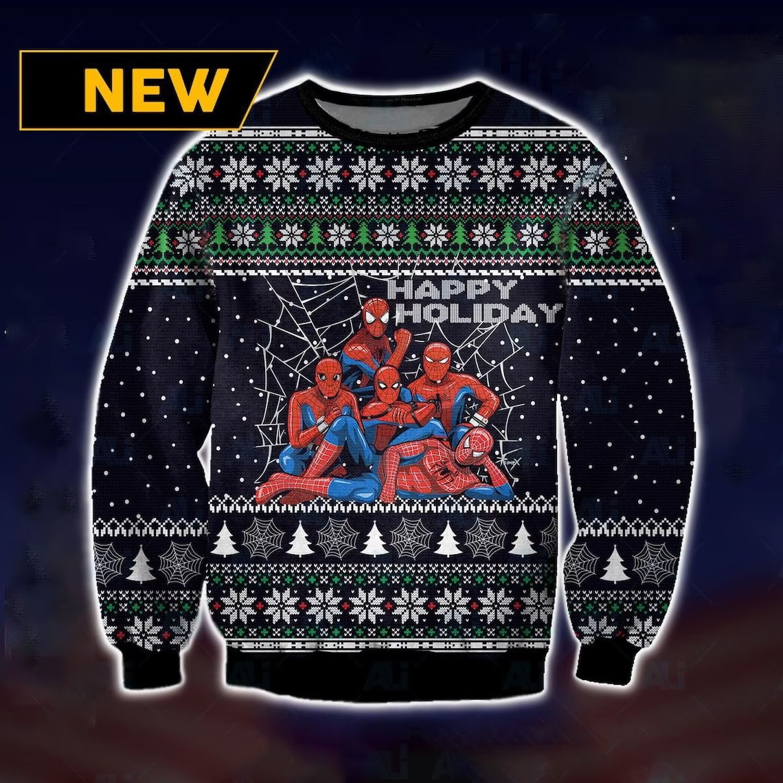 Spider Club, Spider-Verse Christmas Sweater