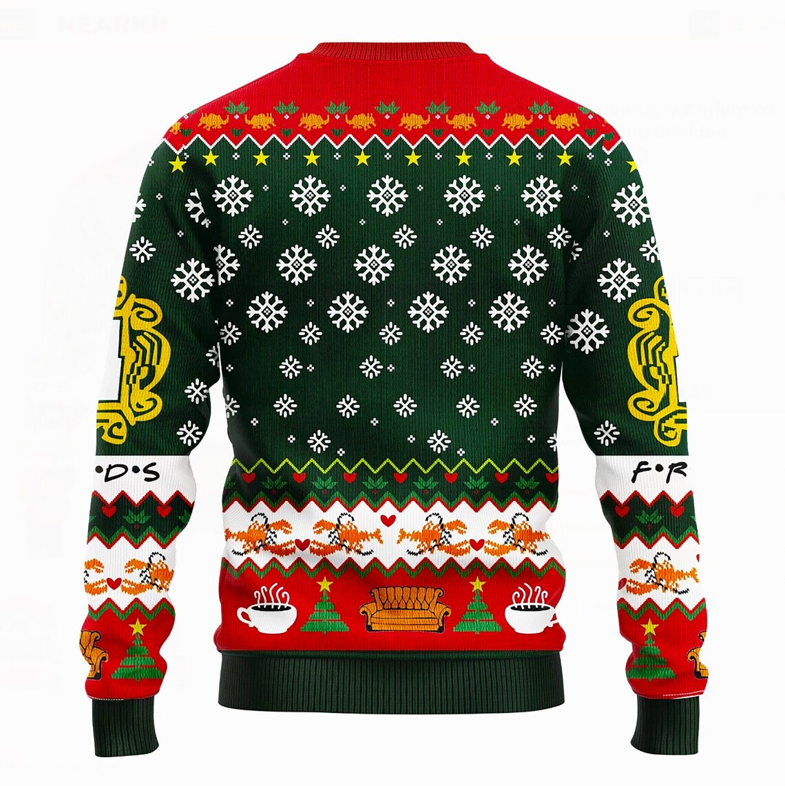 Friends TV Show Ugly Knitted Christmas Sweater