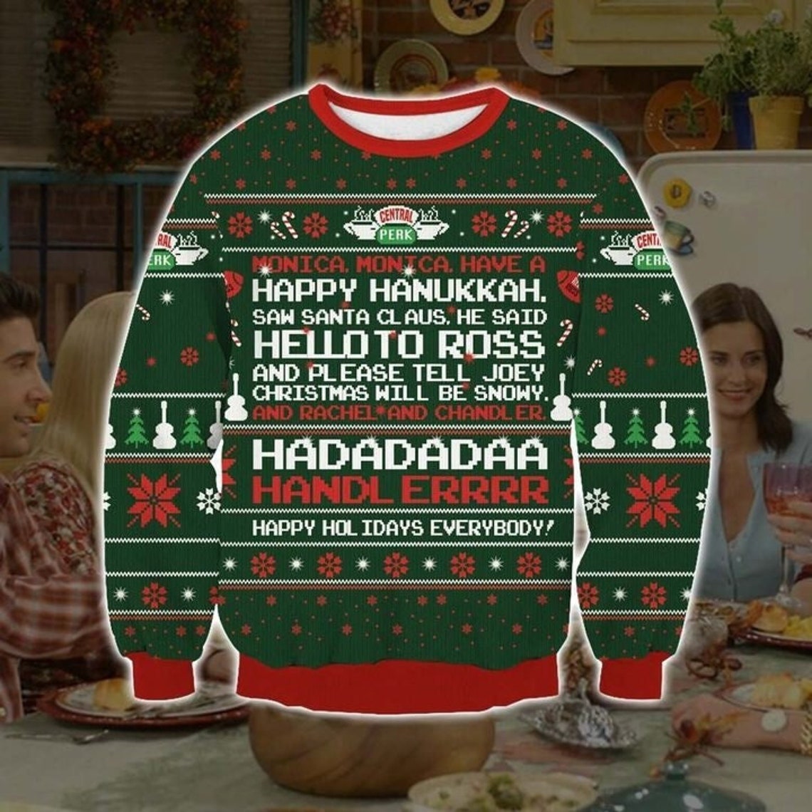 Friends Phoebes Christmas Song Ugly Christmas Sweater