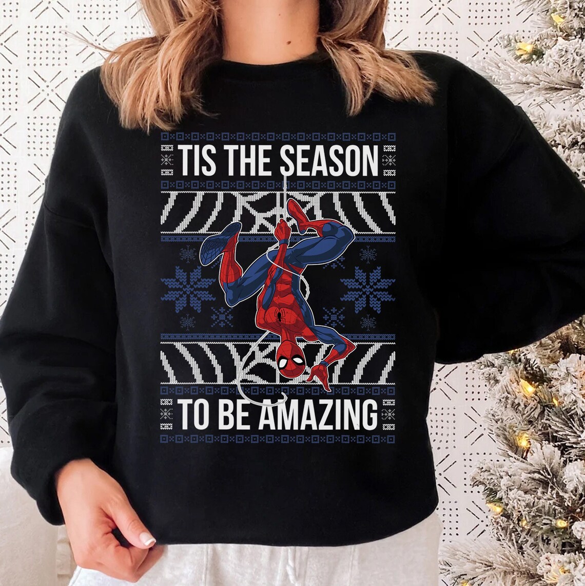 Marvel Amazing Spider-Man Christmas Sweater