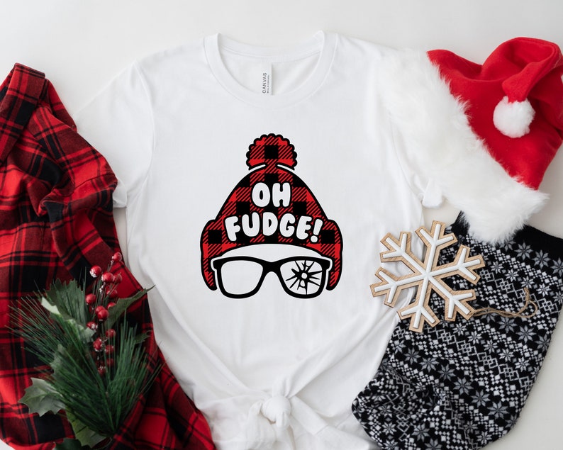 Christmas Sweatshirt, Funny Christmas Shirt, Oh Fudge