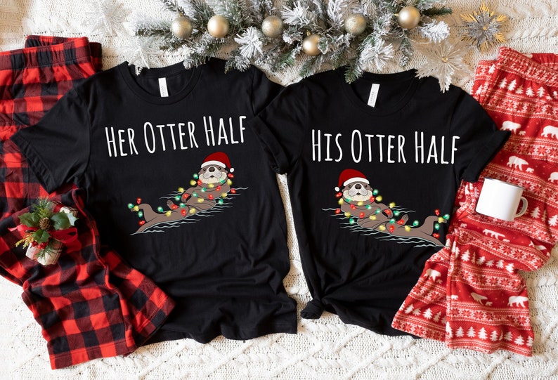 His and Her Christmas Shirts, Couples Christmas Shirts