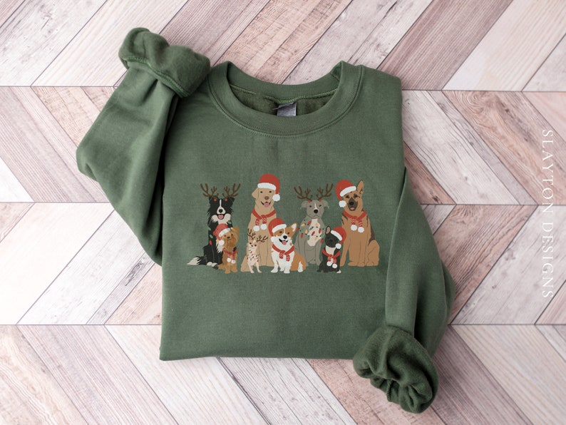 Christmas Dog Sweatshirt, Dog Owner Christmas Gift
