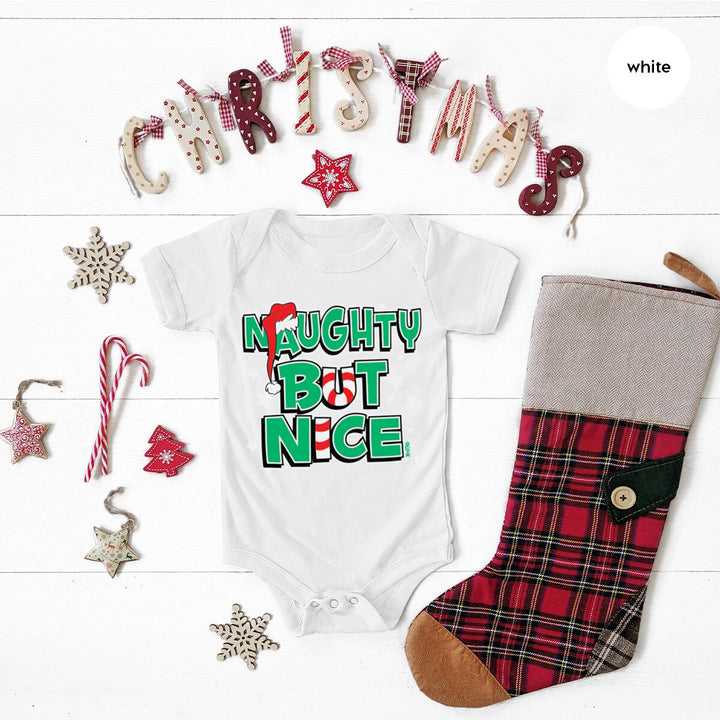 Naughty Nice Shirt, Cute Christmas Shirt, Holiday Shirt, Funny Christmas Shirt, Christmas 2022 Shirt, Happy Holla Days, Gift Xmas, Fall Tee