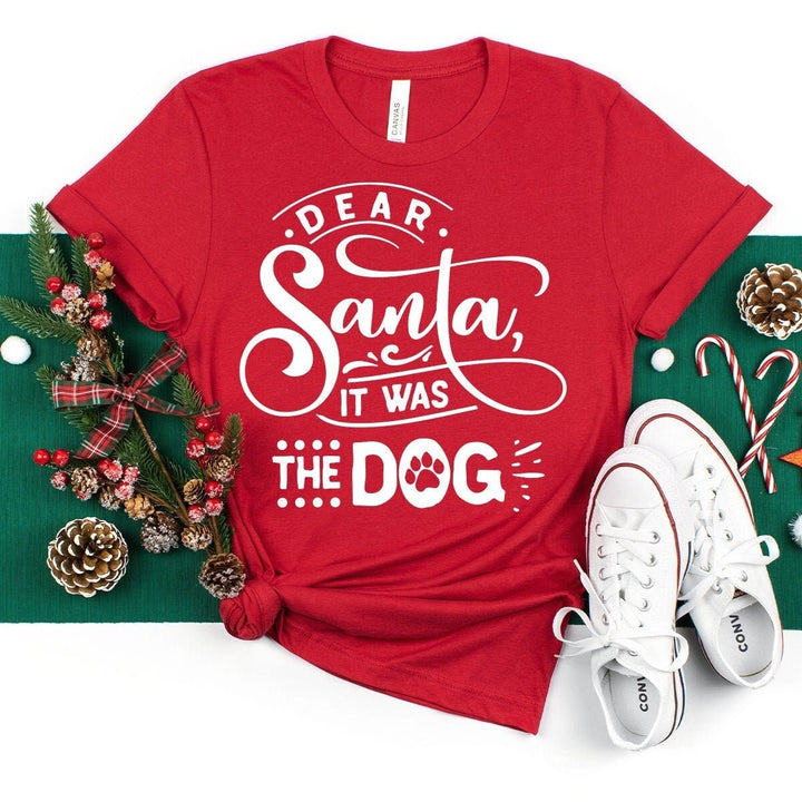 Christmas Gift, Dear Santa It Was The Dog, Christmas Shirt, Family Matching Christmas Shirt, Funny Christmas, Holiday Shirt, Christmas 2022