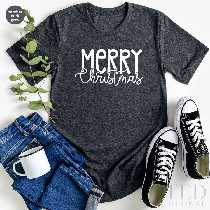 Cute MERRY Christmas T-Shirt, Happy Christmas T Shirt, Funny Family Christmas Shirts, Happy Winter Shirt, Gift For Christmas