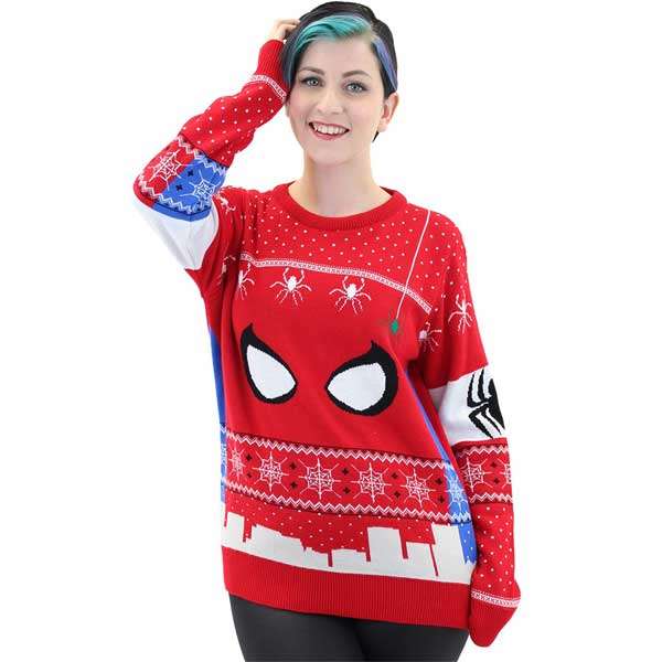 Spiderman Christmas Jumper Ugly Sweater - StirTshirt
