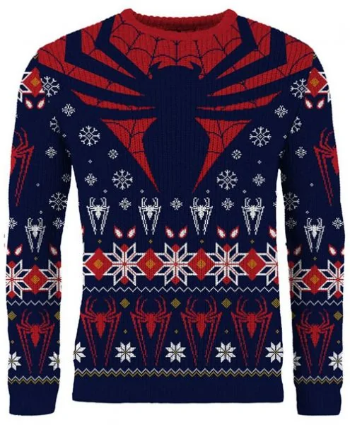 Tis The Season To Be Spidey Ugly Christmas Sweater