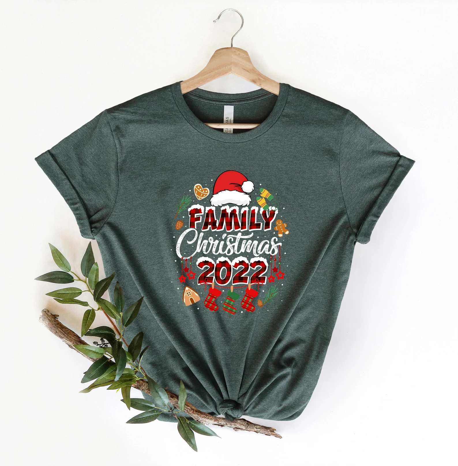 2022 Family Christmas Shirt - Christmas Family Shirt - Christmas Gift -  Christmas Family Matching Tee